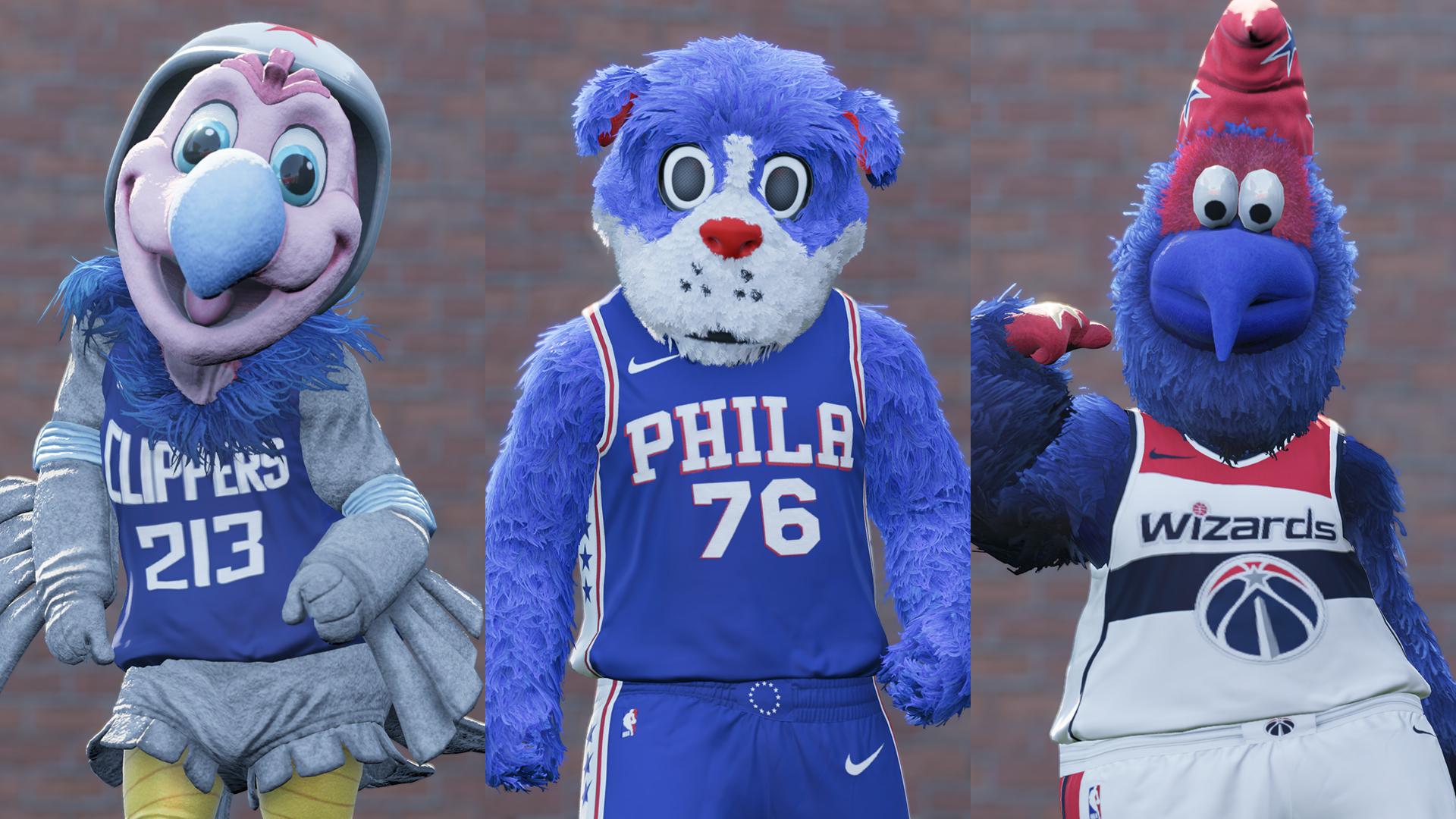 COURTSIDE REPORT MASCOTS